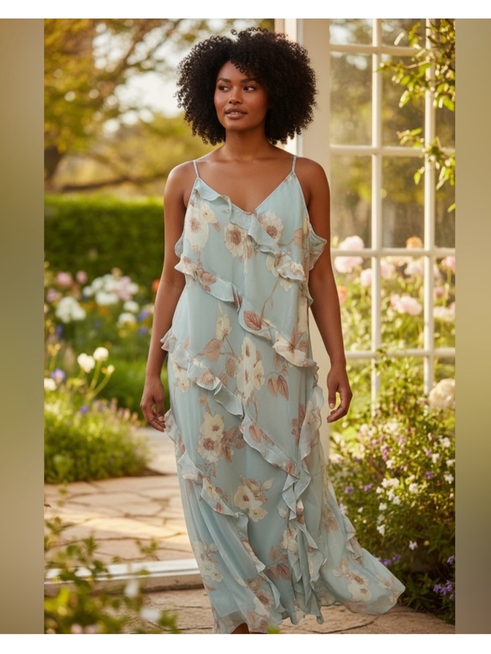 a new day a new day Floral Dress